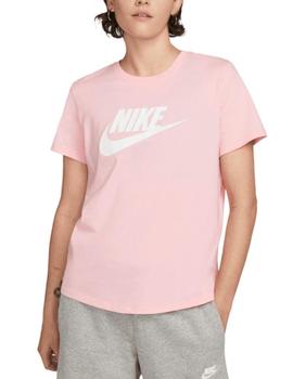 Camiseta Nike W Club SS ICN Rosa