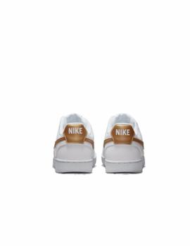 Zapatilla Nike W Court Vision Low NN Blanco/Oro