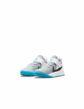 Zapatilla Nike Team Hustle D10 PS Gris/Azul