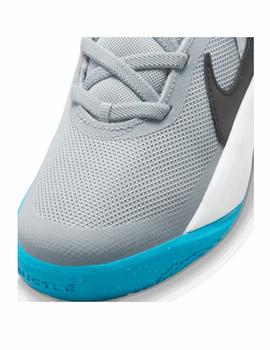 Zapatilla Nike Team Hustle D10 PS Gris/Azul