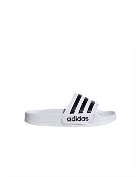 Chancla Adidas Adilette Shower K Blanco/Negro