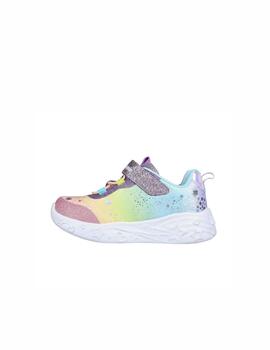 Zapatilla Skechers Unicorn Lights Bebé BLMT