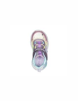 Zapatilla Skechers Unicorn Lights Bebé BLMT