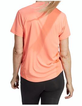 Camiseta Adidas Own The Run Mujer Coral