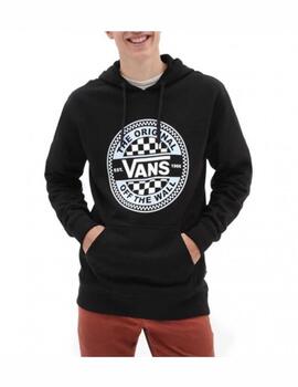 Sudadera Vans Circled Checker Logo Negra