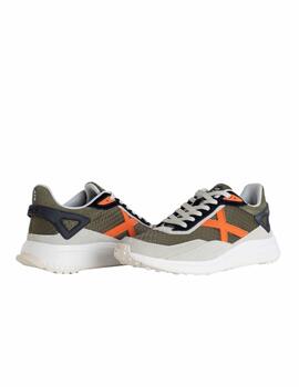 Zapatilla Munich Tip 11 Hombre Verde/Naranja