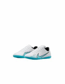 Bota Nike Vapor 15 Club IC Sala JR Blanco/Azul