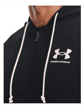 Chaqueta Under Armour Rival Terry Hombre Negro