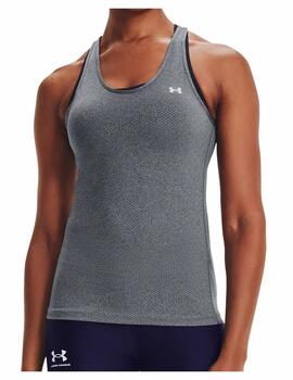 Camiseta Under Armour Tank Armadura Mujer Gris