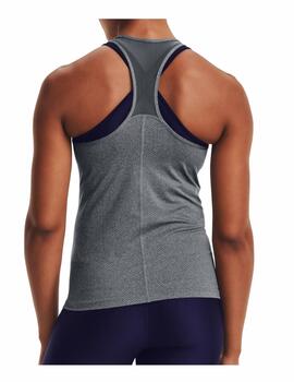 Camiseta Under Armour Tank Armadura Mujer Gris