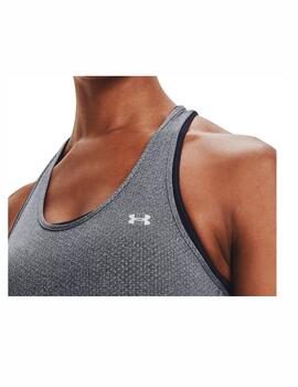 Camiseta Under Armour Tank Armadura Mujer Gris