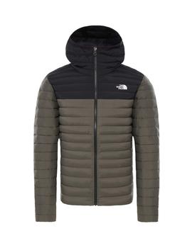 The North Face Cazadora Capucha Verde y negra
