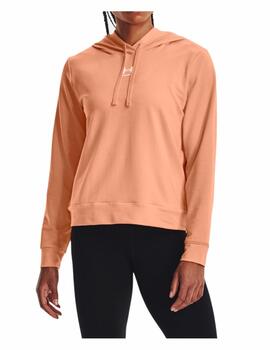 Sudadera Under Armour Terry Rival Mujer Naranja