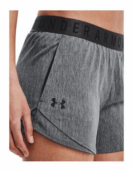 Short Under Armour Play Up 3.0 Twist Mujer Gris