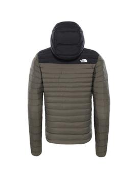 The North Face Cazadora Capucha Verde y negra