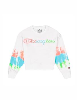 Sudadera Champion Niña Blanco/Multi