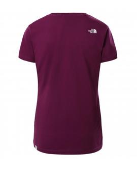 Camiseta The North Face mujer Púrpura