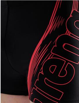 Bañador Arena Swim Boxer Graphic Negro