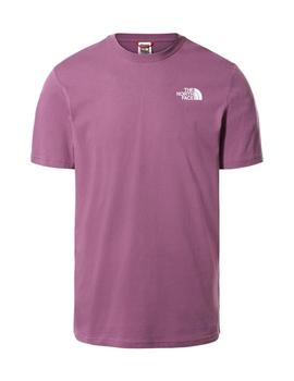 The North Face Camiseta BlackBox para hombre morado y negra
