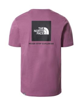 The North Face Camiseta BlackBox para hombre morado y negra