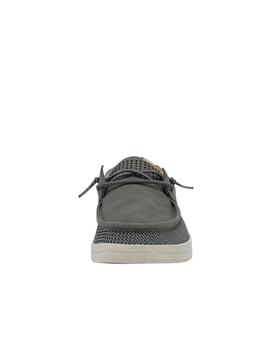 Zapatilla Hey Dude Welsh Grip Hombre Gris