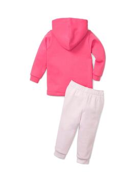 Chandal Puma Minicats Colorblock Bebé Rosa