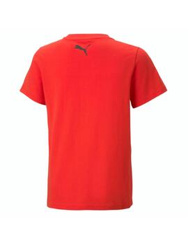 Camiseta Puma Basketball Niño Rojo