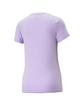 Camiseta Puma Ess Logo Mujer Violeta