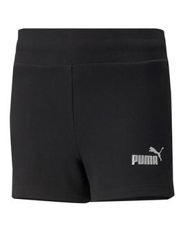 Short Puma Ess+ Niña Negro