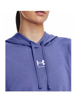 Sudadera Under Armour Terry Rival Mujer Azul