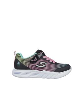 Zapatilla Skechers Flicker Flash Lights Niña BKMT