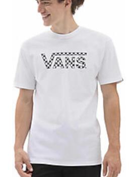 Camiseta Vans YT Checkered Blanco/Negro