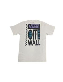 Camiseta Vans YT Global Stack Blanco