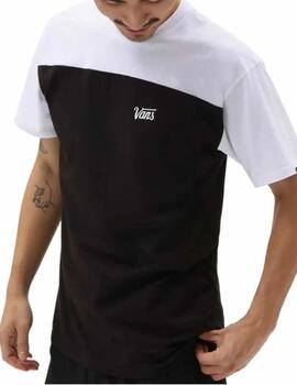 Camiseta Vans MN Script Block Negro/Blanco