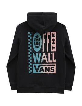 Sudadera Vans YT Global Stack PO Negro