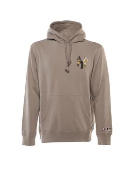 Sudadera Champion Capucha NY Yankees Hombre Gris