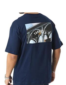 Camiseta Champion NY Yankees Hombre Marino