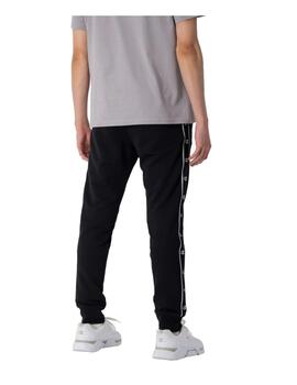 Pantalón Champion Puño Hombre Negro/Blanco