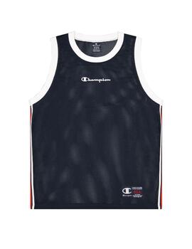 Camiseta Champion USA Tank Hombre Marino/Blanco