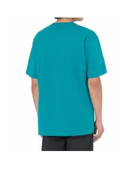 Camiseta Dickies Aitkin Chest Turquesa