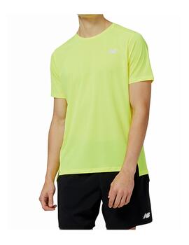 Camiseta NB Accelerate Short Hombre Amarillo