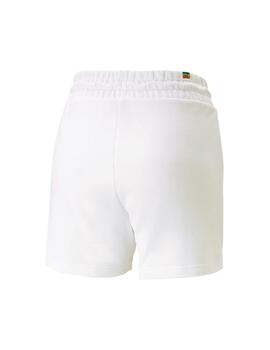 Short Puma ESS+ Love Is Love 5' Mujer Blanco