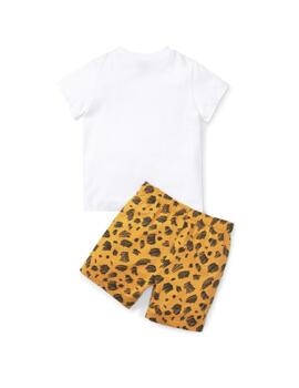 Conjunto Puma ESS+ Mates Bebé Blanco/Print