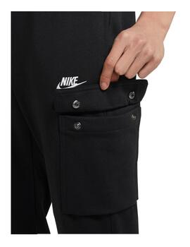 Pantalón Nike Club French Terry Hombre Negro