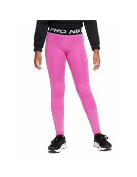 Leggings Nike Pro Niña Fucsia/Blanco