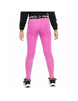 Leggings Nike Pro Niña Fucsia/Blanco