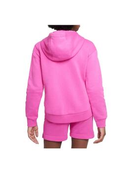 Chaqueta Nike Sportswear Club FL Niña Fucsia