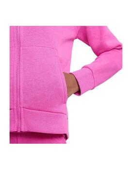 Chaqueta Nike Sportswear Club FL Niña Fucsia