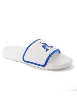 Chancla Lecoq U Slide Binding Blanco y Azul