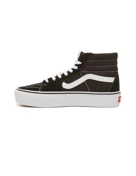 Zapatilla Vans WM Sk8-Hi Platform 2 Negro/Blanco